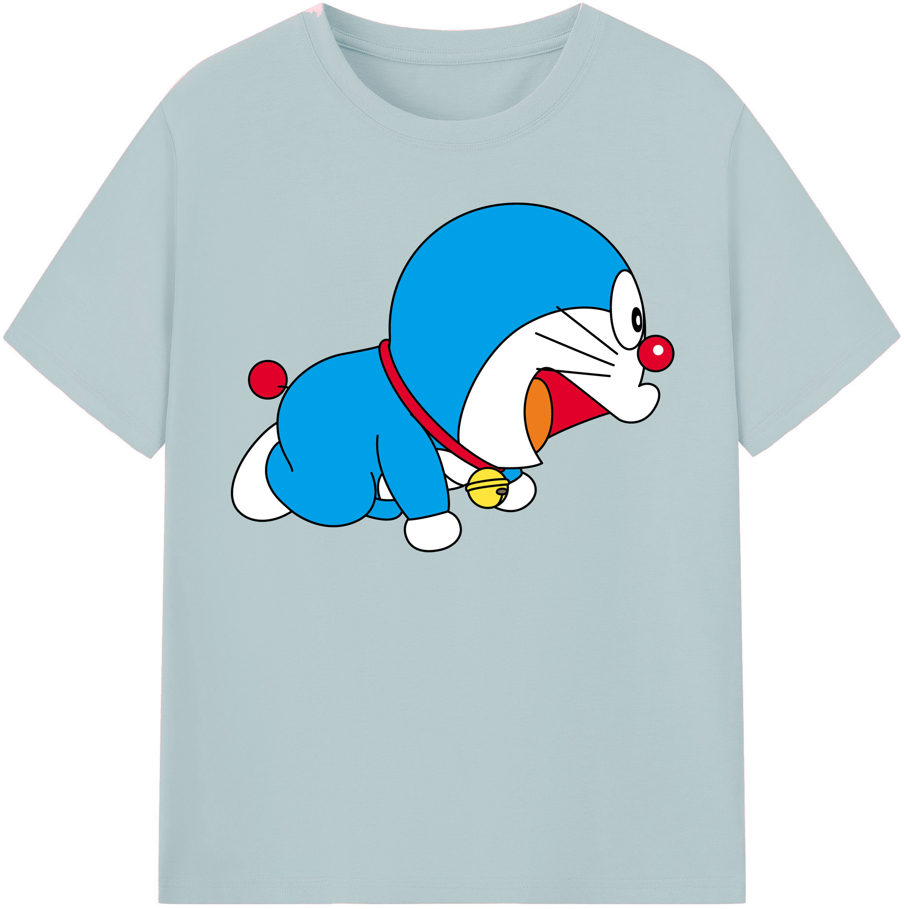 （画像用） ドラえもん Doraemon 綿100％半袖Tシャツ（フロントプリント）
